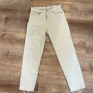 Kensie Jeans | Tan Color | High-Rise Slim Leg | Size: 6/28
